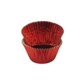 Baking Paper Liners - Mini Muffin Size - Red Foil