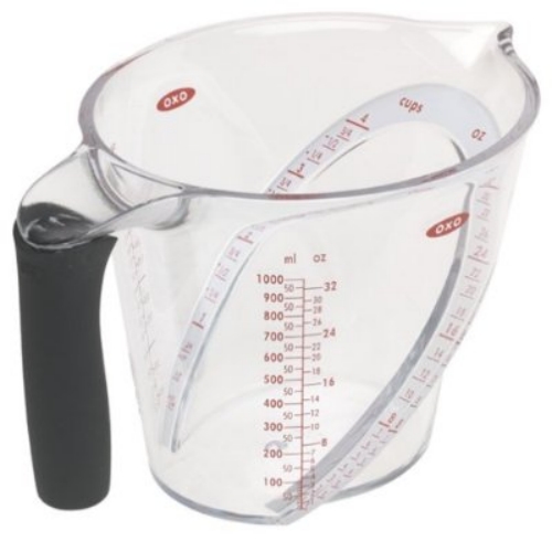 4 Cup Angled Measuring Cup by OXO Good Grips :: helps users read  measurements clearly