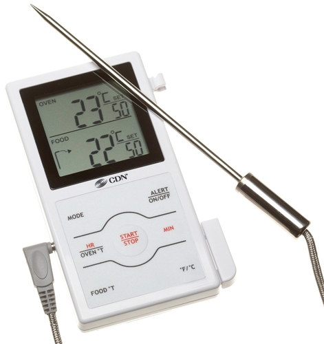 SpitJack Dual Sensor Meat and Oven Thermometer
