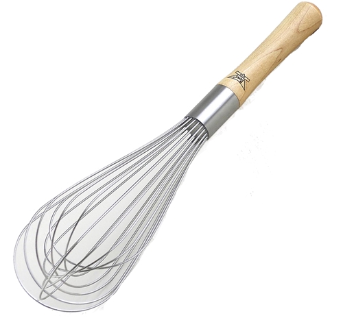 Large Gold Balloon Whisk with Marble Handle - Wilton