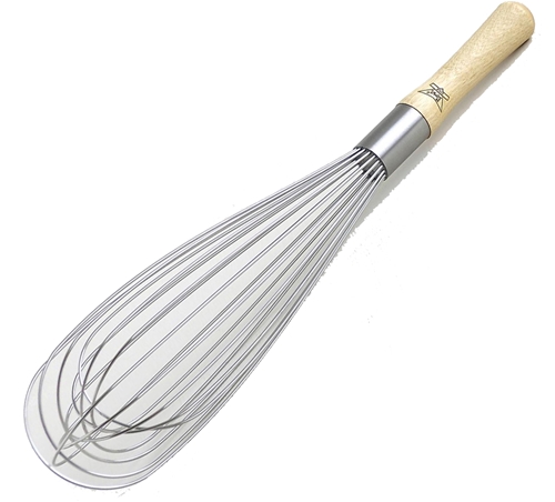 8 Mini Whisk with Wooden Handle
