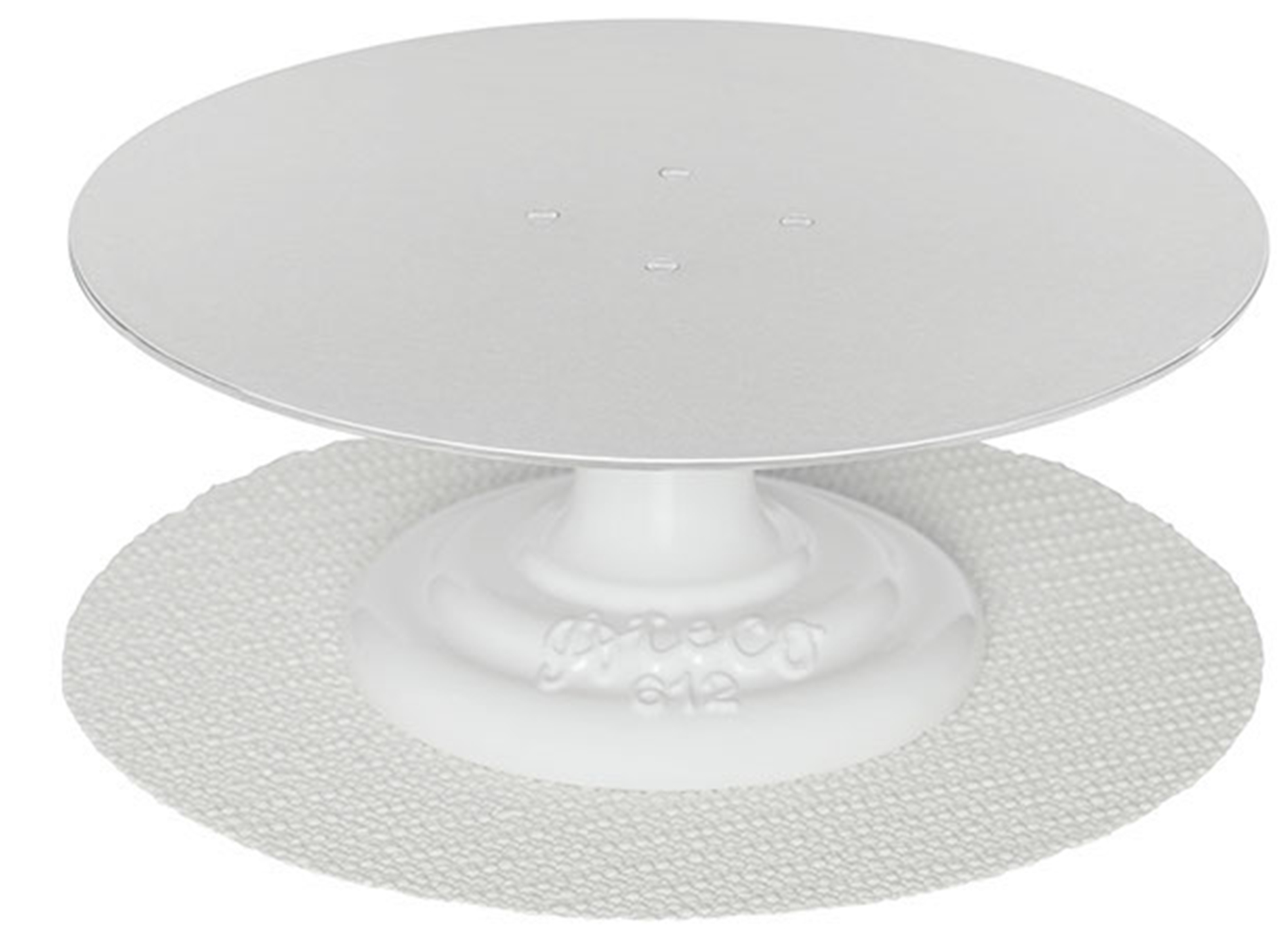 Cake Stand - Revolving Turntable - Cast Iron Base