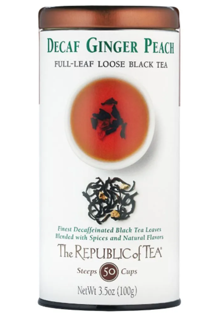 Ginger Peach Decaf Loose Tea