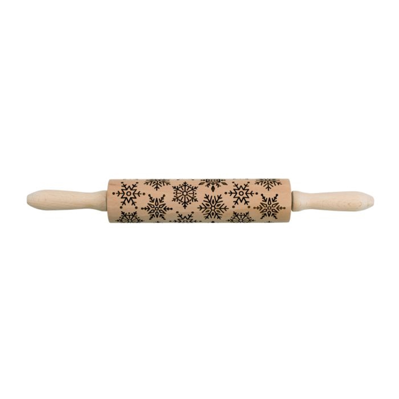 Embossed Rolling Pin- Snowflakes
