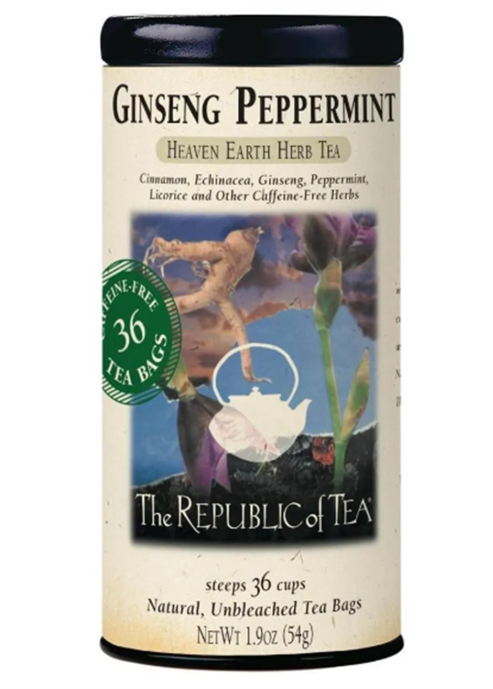 Ginseng Peppermint Tea Bags