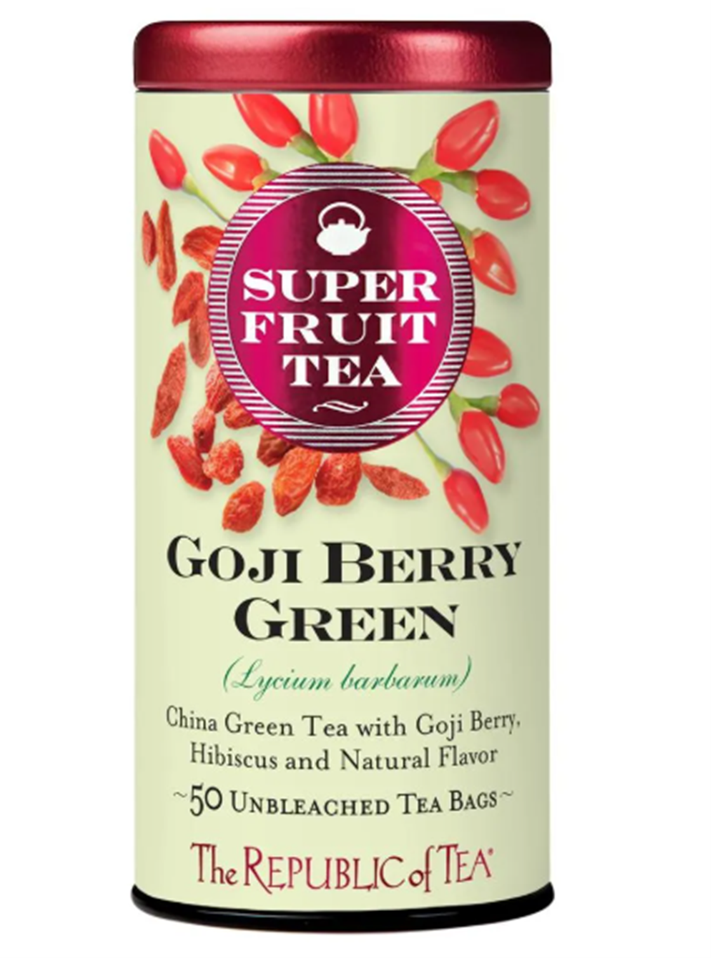 Goji Berry Green SuperFruit Tea Bags