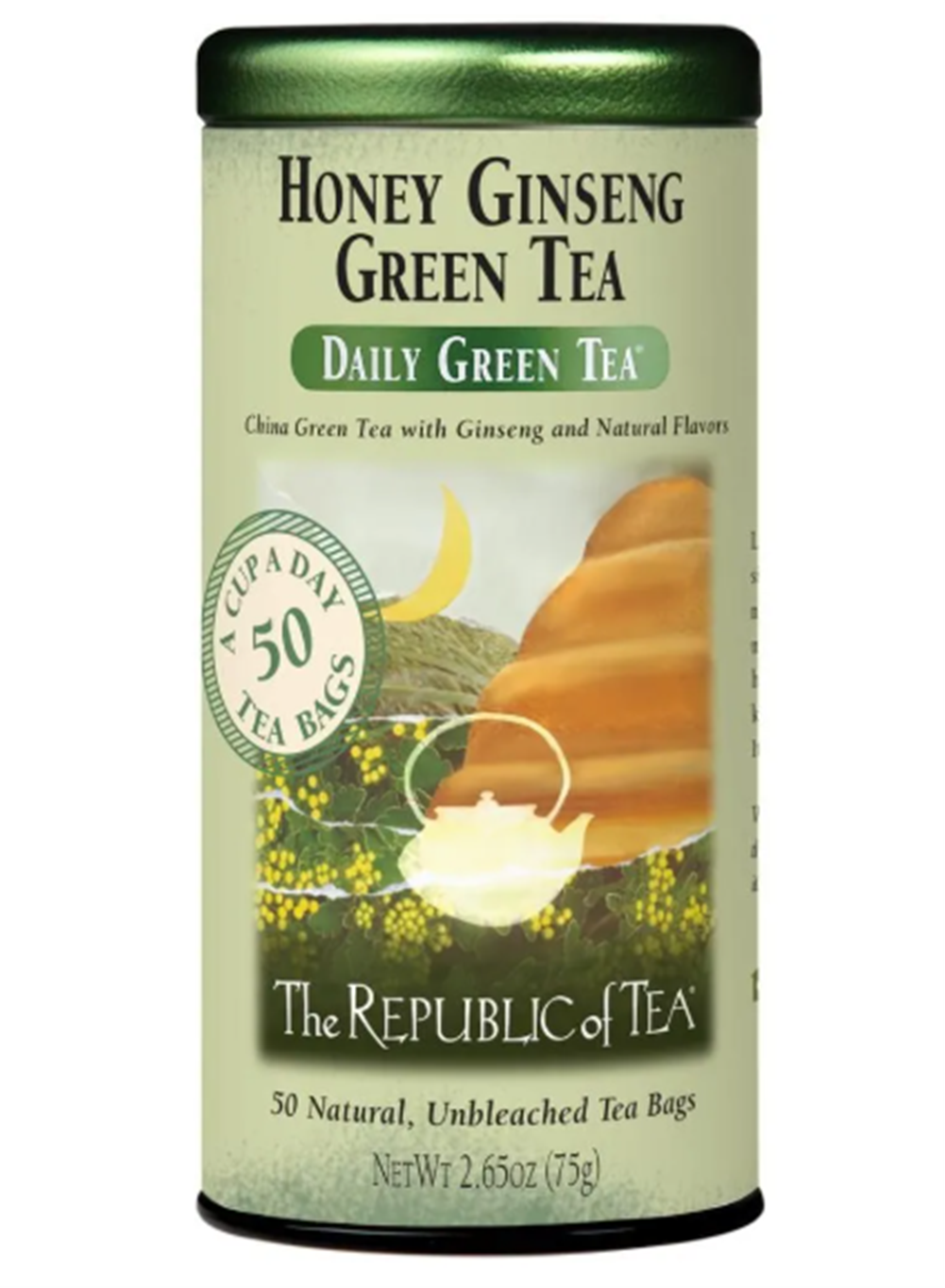 Honey Ginseng Green Tea Bags