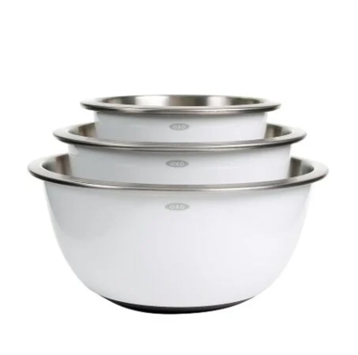 OXO 3-Piece Stainless Steel Mixing Bowl Set