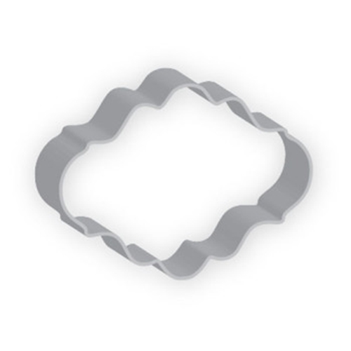 Plaque Cookie Cutter - Oval