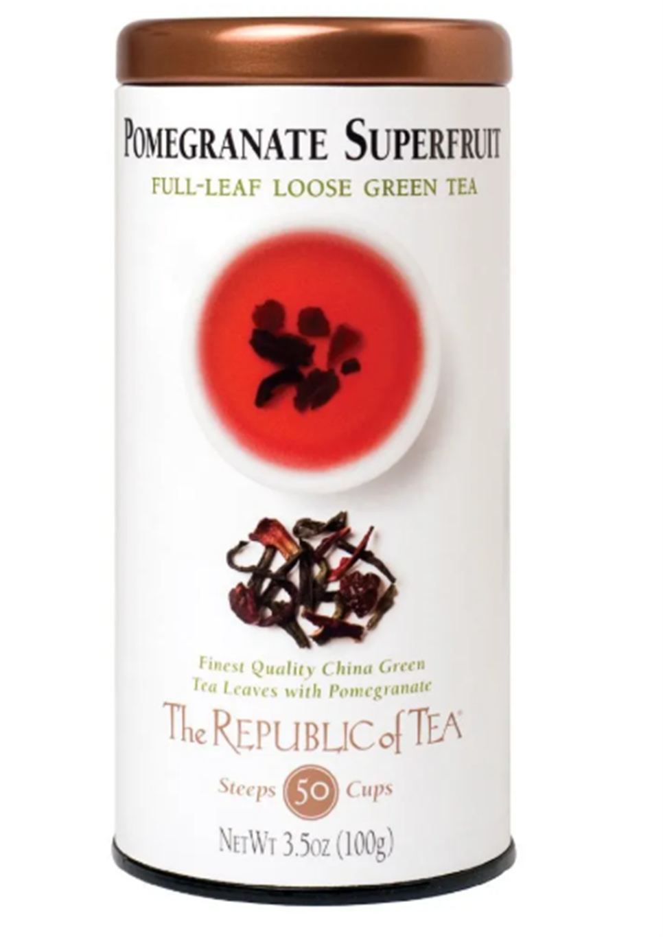 Pomegranate Green Tea Full Leaf