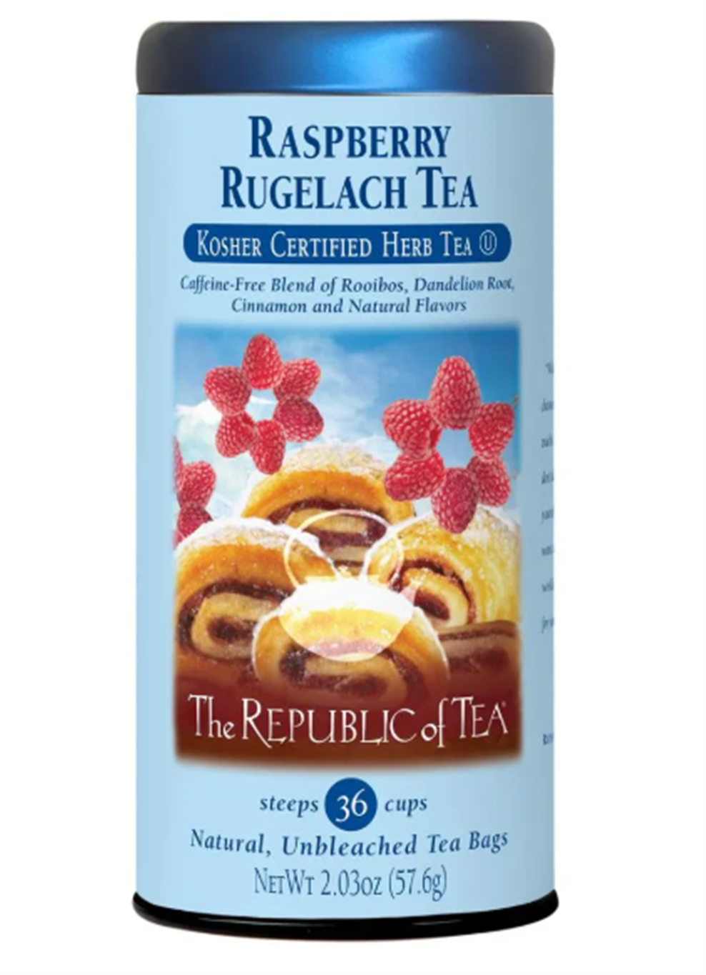 Kosher Raspberry Rugelach Tea Bags