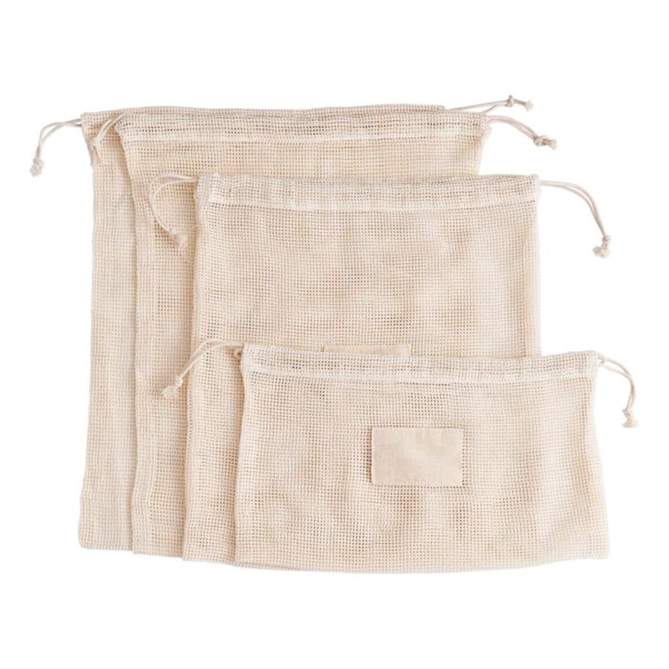 Reusable Cotton Produce Bags- Set of 4