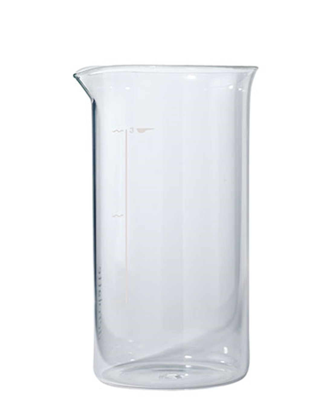 French Press 3 cup Replacement Glass Beaker