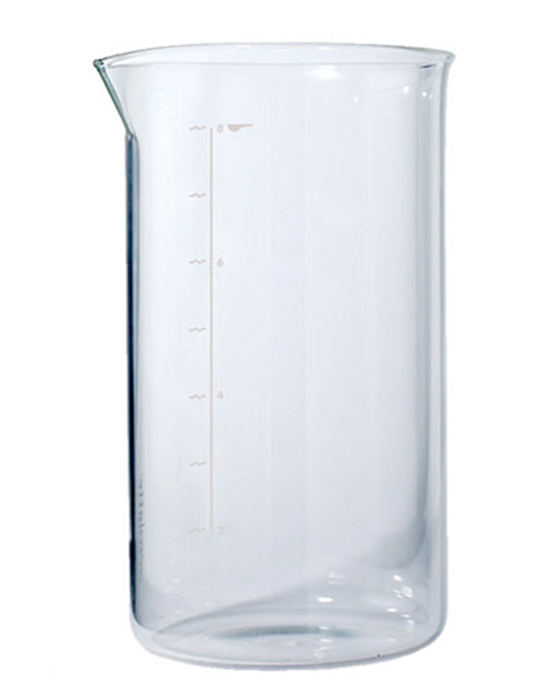 French Press 8 cup Replacement Glass Beaker