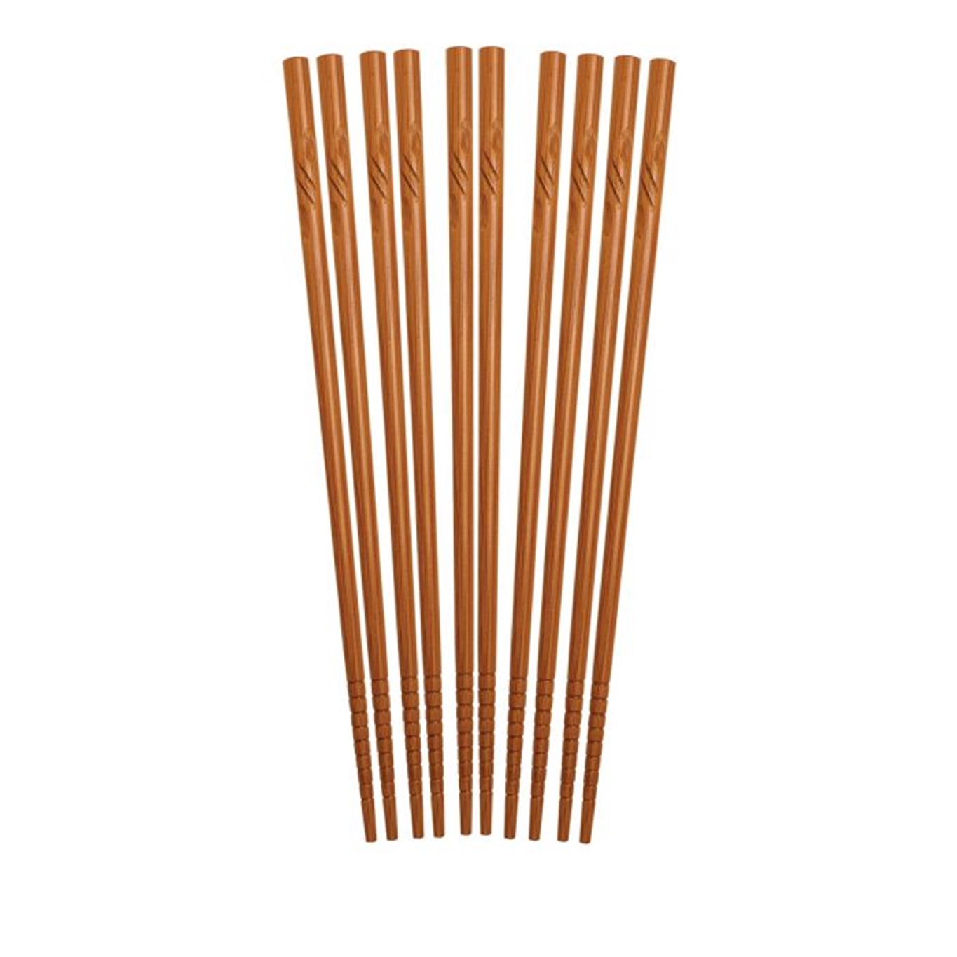Bamboo Engraved Chopsticks- 5 Pair