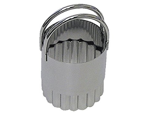 Stainless Fluted Biscuit Cutter 1.5 inches