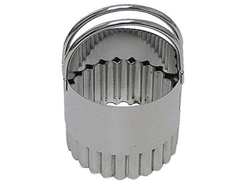 Stainless Fluted Biscuit Cutter 2 inches