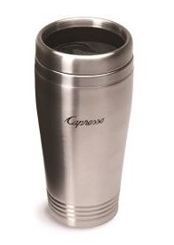 Capresso On-the-Go Stainless Steel Insulated Travel Mug