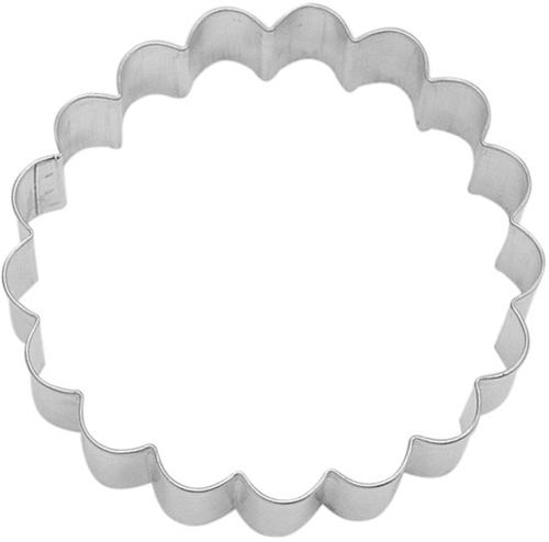 Round Circle Fluted Cookie Cutter