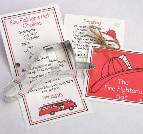 Fire Fighter's Hat Cookie Cutter