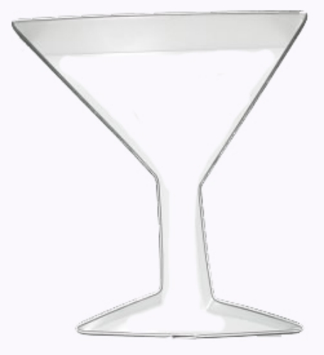 Martini Glass Cookie Cutter