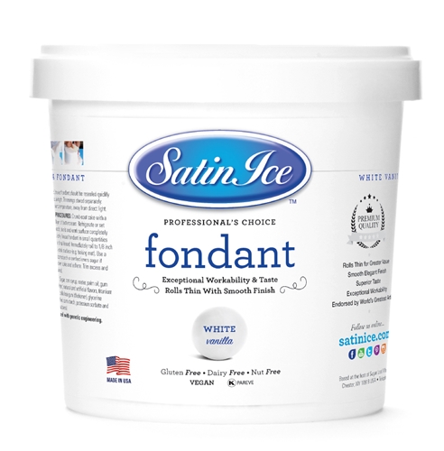Fondant - Satin Ice White - 2 pounds