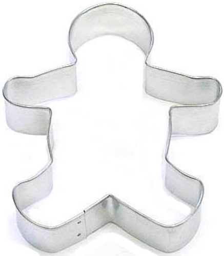 Gingerbread Boy Cookie Cutter - 5"