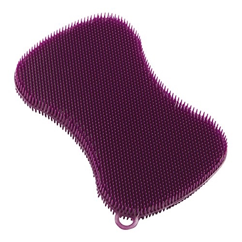 Stay Clean Silicone Scrubber - Purple