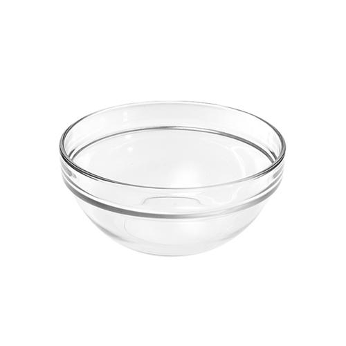 Glass Bowl 3.5-inch Diameter with Stackable Rim
