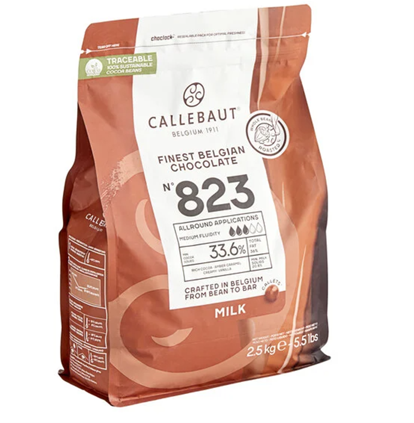 Callebaut Milk Chocolate Callets