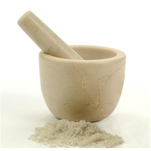 Mortar and Pestle Marble - Beige