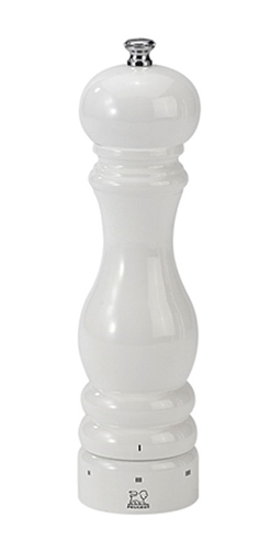 Peugeot 9 inch Paris White Lacquer Pepper Mill