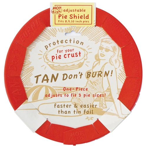 Pie Crust Shield - Adjustable Silicone
