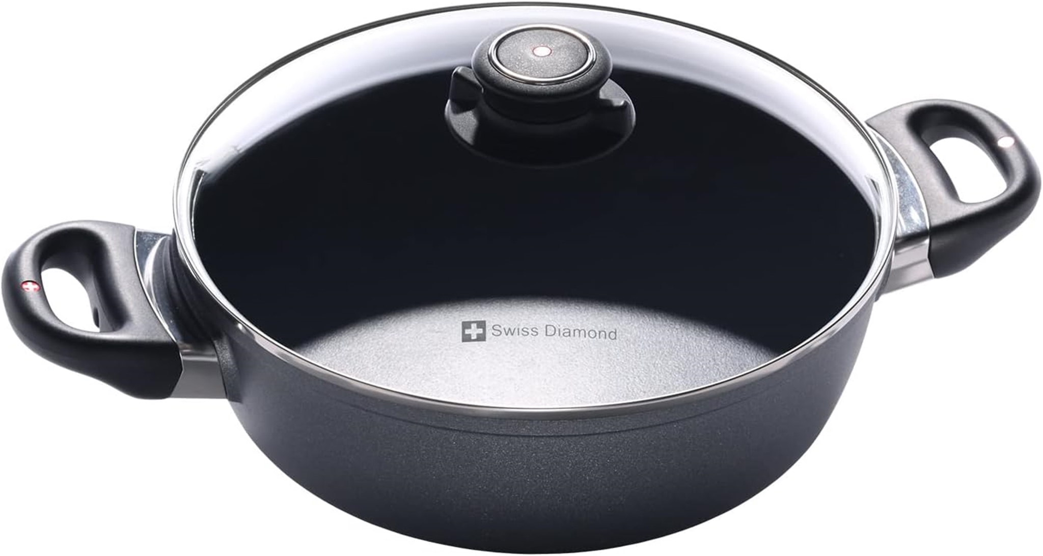 Swiss Diamond Casserole 3.2 quart 9.5-inch Nonstick with Lid