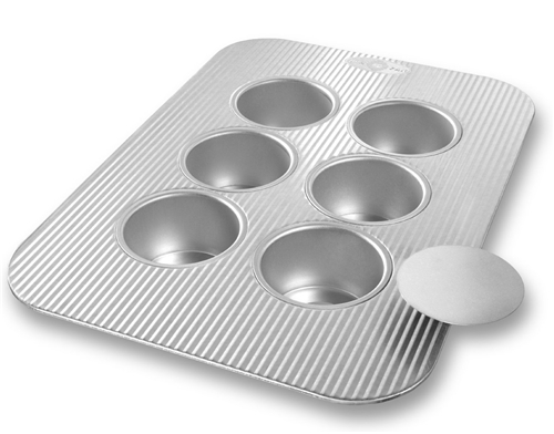 Mini Cheesecake Pan with Removable Bottoms by USA Pan 
