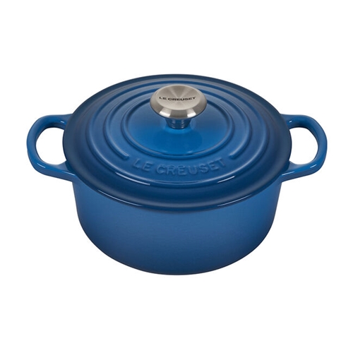 Marseille Blue 4.5 quart Round Dutch Oven Signature  Marseille Blue 4.5 quart Round Dutch Oven Signature